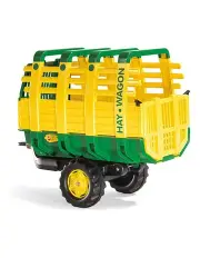 [John Deere] Rolly Hay Wagon Trailer 83cm for Large Rolly Pedal Tractor
