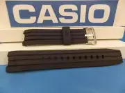 Casio Watchband EFR-528 Edifice Tachymeter Black Resin Strap. Watchband