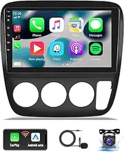 SIXWIN Car Stereo for CRV 1997 1998 1999 2000 2001 Android 11.0 9 Inch Touch Screen Car Radio CarPlay Android Auto Car Receiver Bluetooth GPS Navigation WiFi HiFi FM SWC Backup Camera MIC
