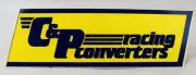 C&P Racing Converters Bumper Sticker Decal 11" x 3 1/2 " New