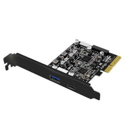 PCIe 3.0 to USB 3.2 Adapter Card Type-C 10Gbps for PC Desktop