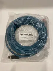 Automation Technology 202201043, Ethernet Cable, M12 to RJ45, 10 m