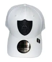 Las Vegas Raiders New Era 39THIRTY Flex Fit Black Logo Neo Hat Cap Free Shipping