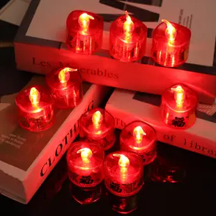 【批發】拜年LED蠟燭燈/仿真蠟燭裝飾/春節家居裝飾財神燈/紅色圓形恆光電子蠟燭燈