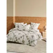 Linen House Super King Una Eucalyptus Quilt Cover Set