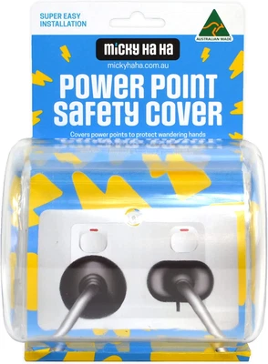 Micky Ha Ha Power Point Safety Cover, Double, Single, Twin