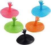 5 Pack Bathroom Sink Stoppers Drainage Stoppers for Kitchen Bathrooms Lift Silicone Sealing Covers
