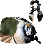 [YTYVAGT] Scrub Caps Women,Scrub Hats Suitable for Women,Zoo Animal Portrait Tiger