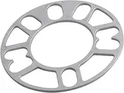 Wivplex Spacers 4PCS Universal 3mm 5mm 8mm 10mm Aluminum Car Wheel Spacer Shims Plate Fit 4x100 4x114.3 5x100 5x108 5x114.3 5x120 Shims Plate Car Wheel Spacers(Black 3MM)