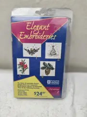 HUSQVARNA VIKING ELEGANT EMBROIDERIERS CARD 3.5 FLOPPY DISK CHRISTMAS 2