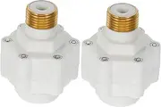 GLEAVI 2PCS Fireproof External Leakage Device for Electric Solar Water Heaters Head Isolation Wall Quick Setup Enhanced Safety Against Electric Shock