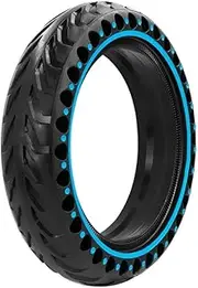 FKAUPUZTY Solid Tire 8 1/2 Fit For Xiaomi M365 Pro 2 1S Electric Scooters Tyre 8.5 Inch 8.5" Wheels Hard Rubber Tires(Sky Blue)
