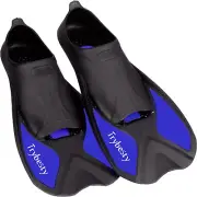 Swim Fins,Short Snorkel Fins Travel Size Flippers for Snorkeling Diving Swimmin