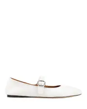 Sandro Women's Shiny Leather Ballet Flats