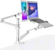 Adjustable 3 In 1 Stand For Laptop Monitor Tablet 360 Rotating Height Adjustable