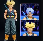 Dragon ball Z Super Saiyan Future Warrior Trunks Figure Model Statue Stand Gfit