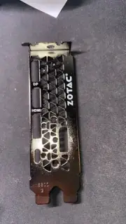 For Zotac RTX 2080ti AMP I/O IO Shield Back Plate Bracket