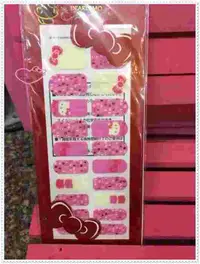 在飛比找買動漫優惠-小花花日本精品♥ Hello Kitty 指甲貼彩繪美甲貼 