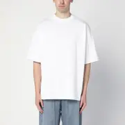 [DARKPARK] Organic cotton white T-shirt L White