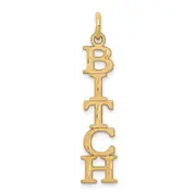 10k Yellow Gold 5-Letter Talking Charm