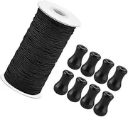 [MAGICLULU] 1Set Cord Drops for Window Blinds Replacement Rope with Pull Ends Easy DIY Installation for Roman Shades and Blinds