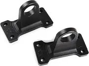 laiyongbr Car Metal Tow Hook Drop Hitch Receiver,Vehicle Towing Ring, Compatible for Land Rover Defender 110 130 2020-2023 Car Accessories(2Pcs-Black)