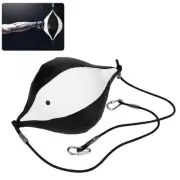 (Black And White)Boxing Ball Hanging Punching Training Tools Gym Exercise Ba Dp
