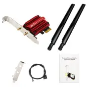 WiFi 6 PCIe WiFi Card AX1800 MT7921 Dual Band 802.11ax BT 5.2 PC Network Adapter