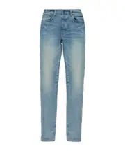 Amiri 3D Bone Detailed Distressed Skinny Jeans 33,34,29/34,30/34,31/34,32/34,29,34/34,30,31,32 blue