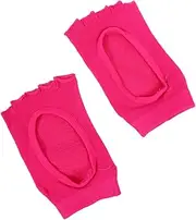 [SHERCHPRY] Socks Non- Yoga Trainer Socks Yoga Socks for Men Yoga Socks for Women Socks with Grips Yoga Pants Women Yoga Blocks Non- Yoga Socks Pilates Socks Toeless Yoga Mats Black