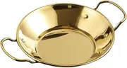 LAPYAPPE Stainless Steel Double Ear Pot Kitchen Cooking Utensil Home Pot Easy Clean Cooking