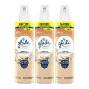 Glade Vanilla Caramel Twist Air Freshener Spray, 8.3 oz. (Pack of 3)