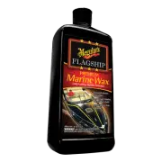 Meguiar's Flagship Premium Marine Wax, Off-White, Liquid - Boat Polish, 32 Oz