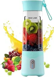 [COKUNST] 18oz Portable Blender: USB Rechargeable Personal Size Blenders, Smoothie Blender with 6 Blades for Protein & Shakes, Mini juicer with Extra Handle Lid for Travel Sports Outgoing