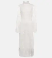 [Galvan] Galvan Bridal Borghese backless lace midi dress AU 16 white