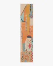 75' x 365' | Machine Washable Runner Rug | Kid & Pet Friendly | Indoor Rug | Espada Multicolour Rug | Ruggable