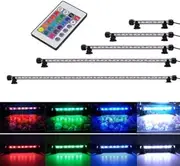 18-78CM RGB Waterproof LED Aquarium Light Submersible Light,for Fish Tank Accessory with Remote Control (78cm)