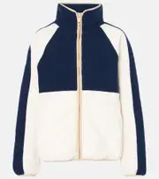 [The Upside] The Upside Harlow colorblocked fleece jacket AU 16 blue