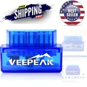 Compact Mini Bluetooth OBD II Scanner for Android - Check Engine Light Reader