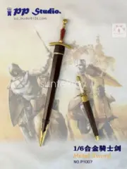 PP STUDIO P1007 Moyen-Age Knight Metal Sword Set 1/6 Scale New