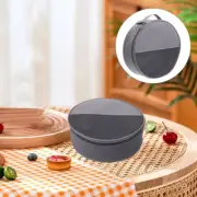 Outdoor Tableware Bag Round Dish Container Camping Storage Organizer