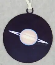 SATURN-Space Astronomy Solar System Planet Science Lovell Designs Brass ornament