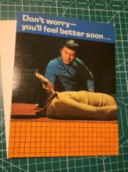 1x Star Trek Get Well Greeting Card 1976 Random House Dr. McCoy