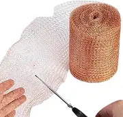 Copper Mesh - Copper Wire Snail Mesh Roll - Snail Control Plant Protector Mesh Copper Fill Fabric Blocker for Effective Control Mice Slug and Snail
