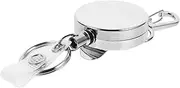 AUTSUPPL 2Pcs Retractable Keychain Badge Holder Id Clip for Employee Cards Convenient for Organizing Work Badges and Keys