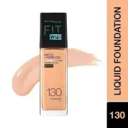 Maybelline New York Fit Me Matte+Poreless Liquid Foundation Clay, 130 Buff Beige
