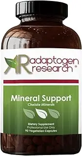 Mineral Support | Albion Chelated MultiMineral Complex Without Iron | Calcium Iodine Magnesium Zinc Potassium Chromium & more | 90 Vegetarian Capsules