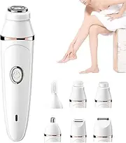 Pluxy Hair Removal for Face, Face Epilator for Women Facial Hair, Electric Facial Hair Remover for Women Face, 7 in 1 Face Razor for Women, Instant & Painless Beauty Tools Kit for All Skin Types