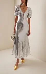 [ROTATE] Sequined Midi Dress