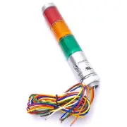 Patlite MPS-302-RYG Light Tower Indicator, ø30mm, Red Yellow Green, 24V AC/DC